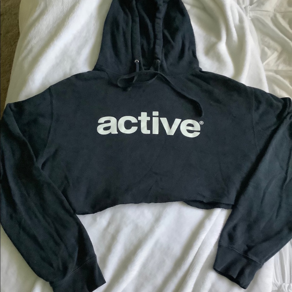 Cropped Active Hoodie